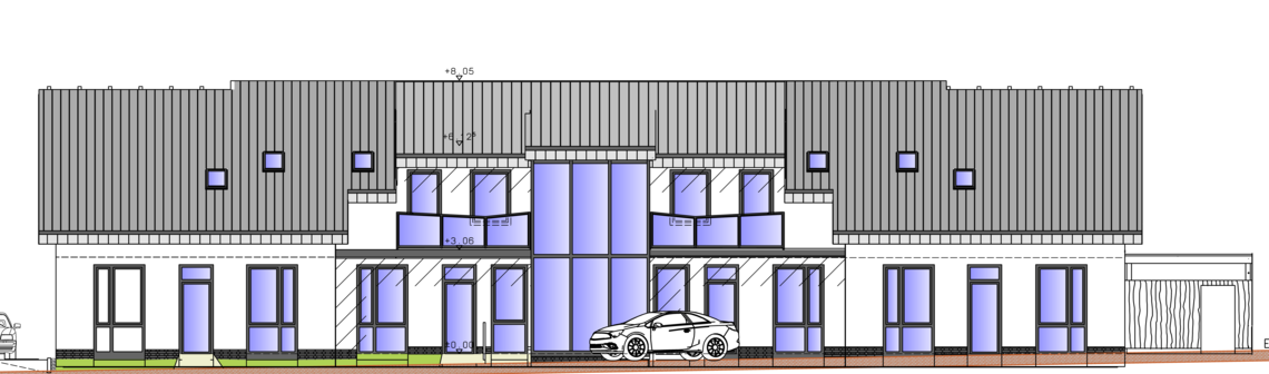 Vorderansicht Zeichnung