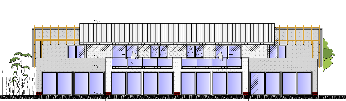 Rückansicht Zeichnung